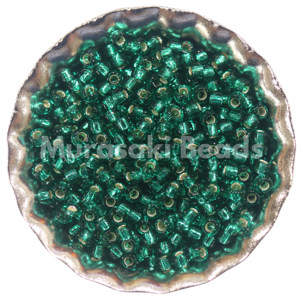 Size 11 Beads 17 Jade Silver Lined