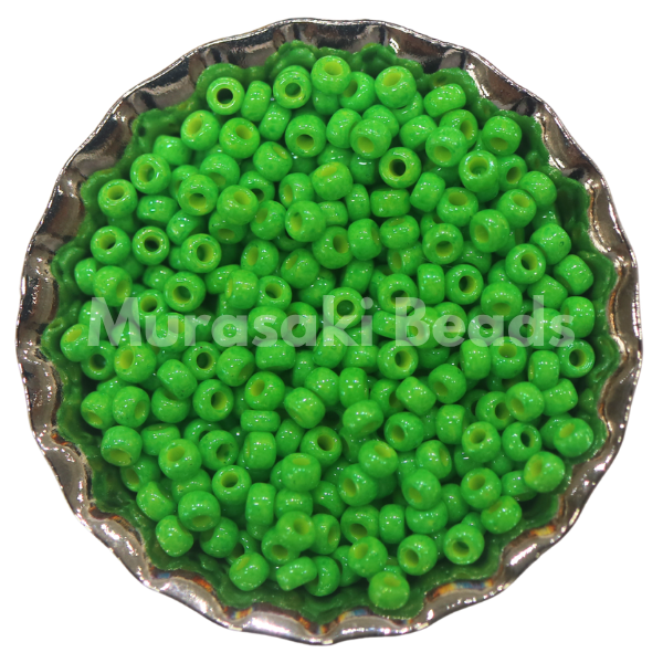 Size 11 Beads 411E Bright Green OP