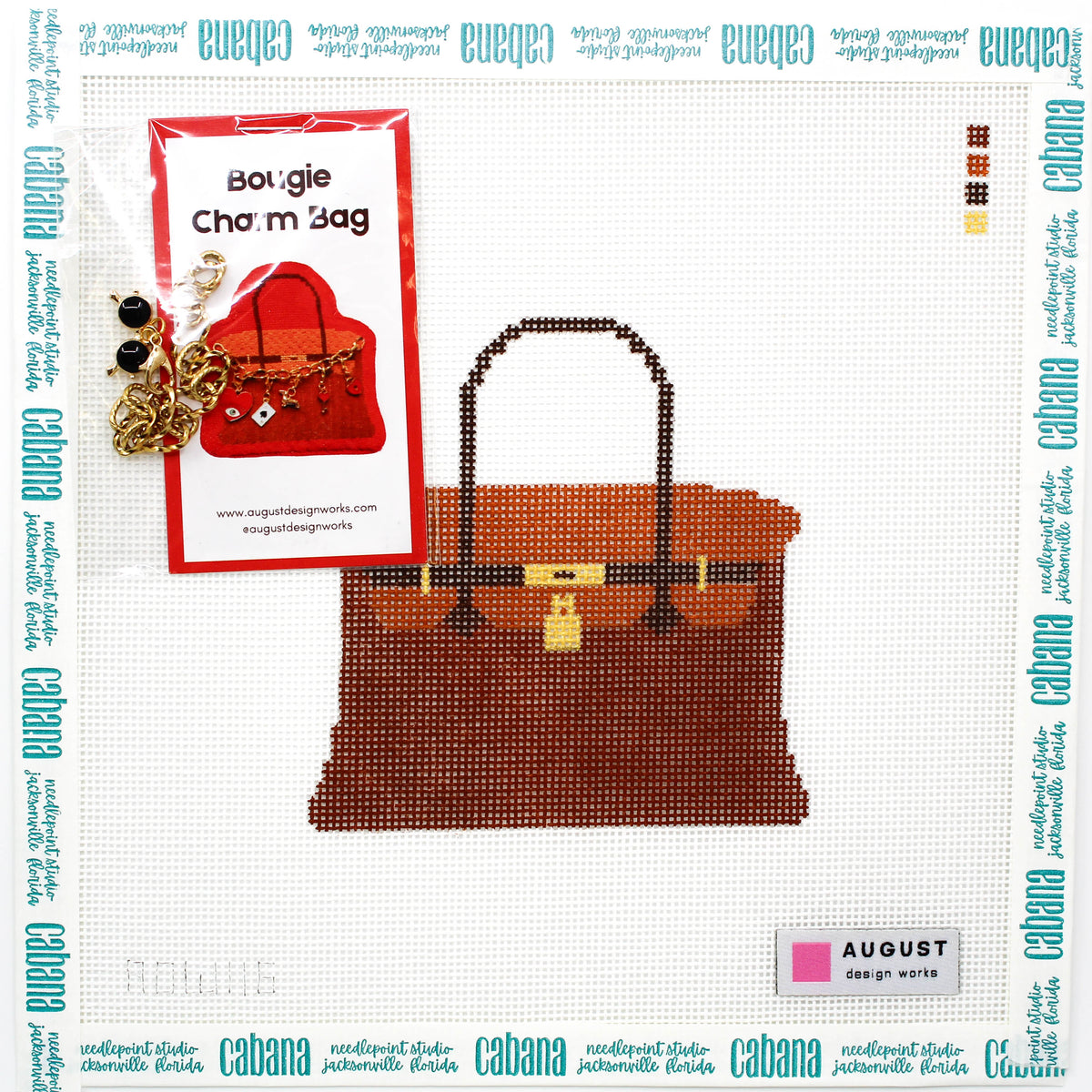 The Bougie Charm Bag - Brown