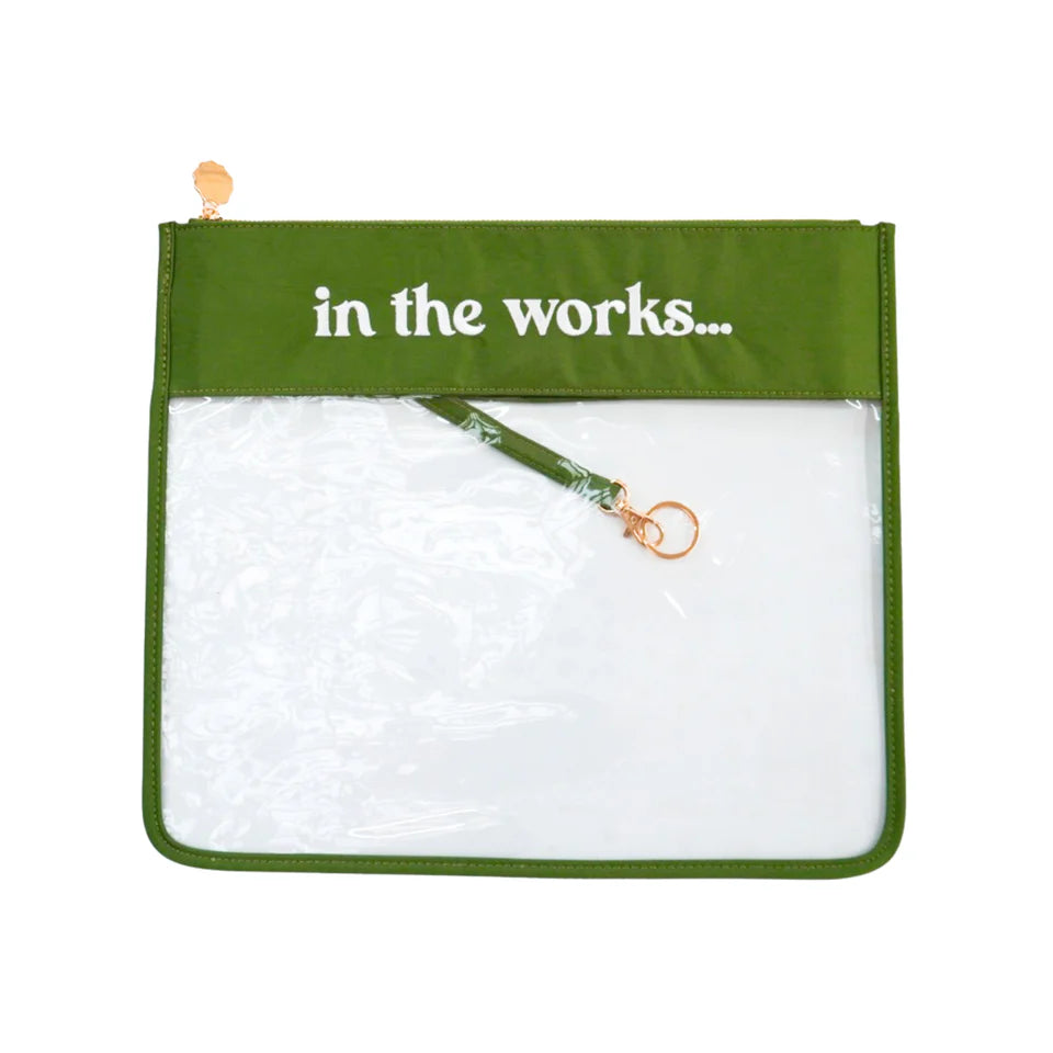 In The Works Project Bag - Olive