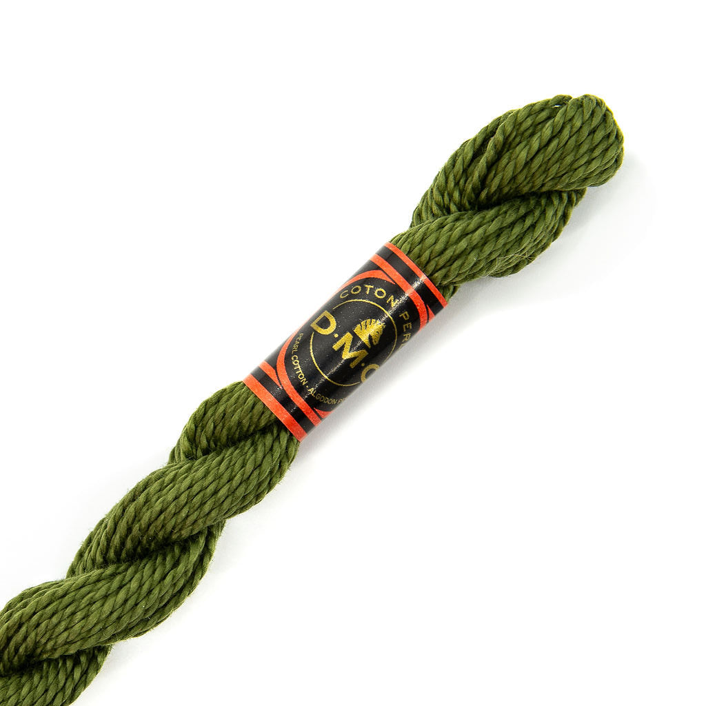 DMC 3 Pearl Cotton 3051 Forest Green