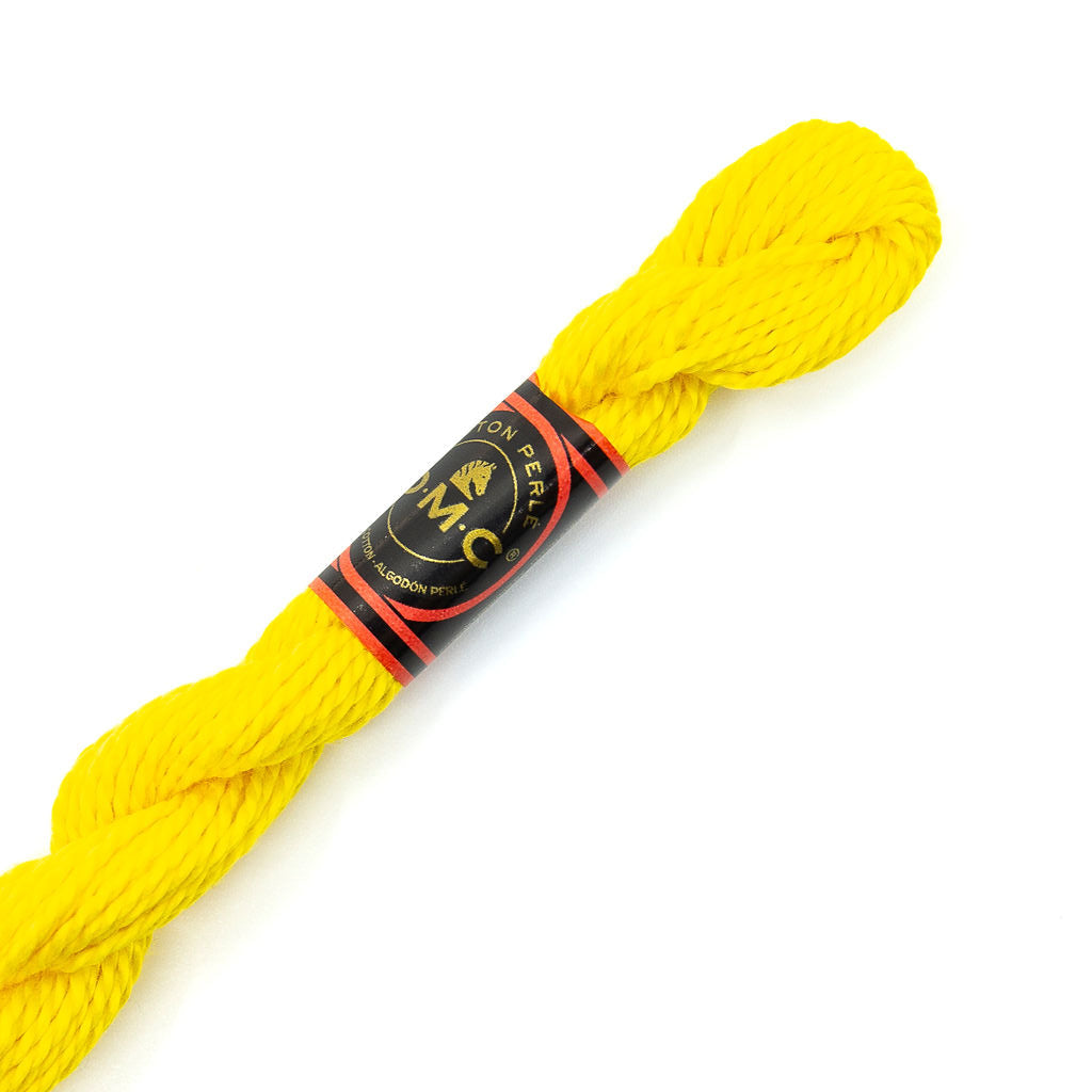 DMC 3 Pearl Cotton 307 Lemon