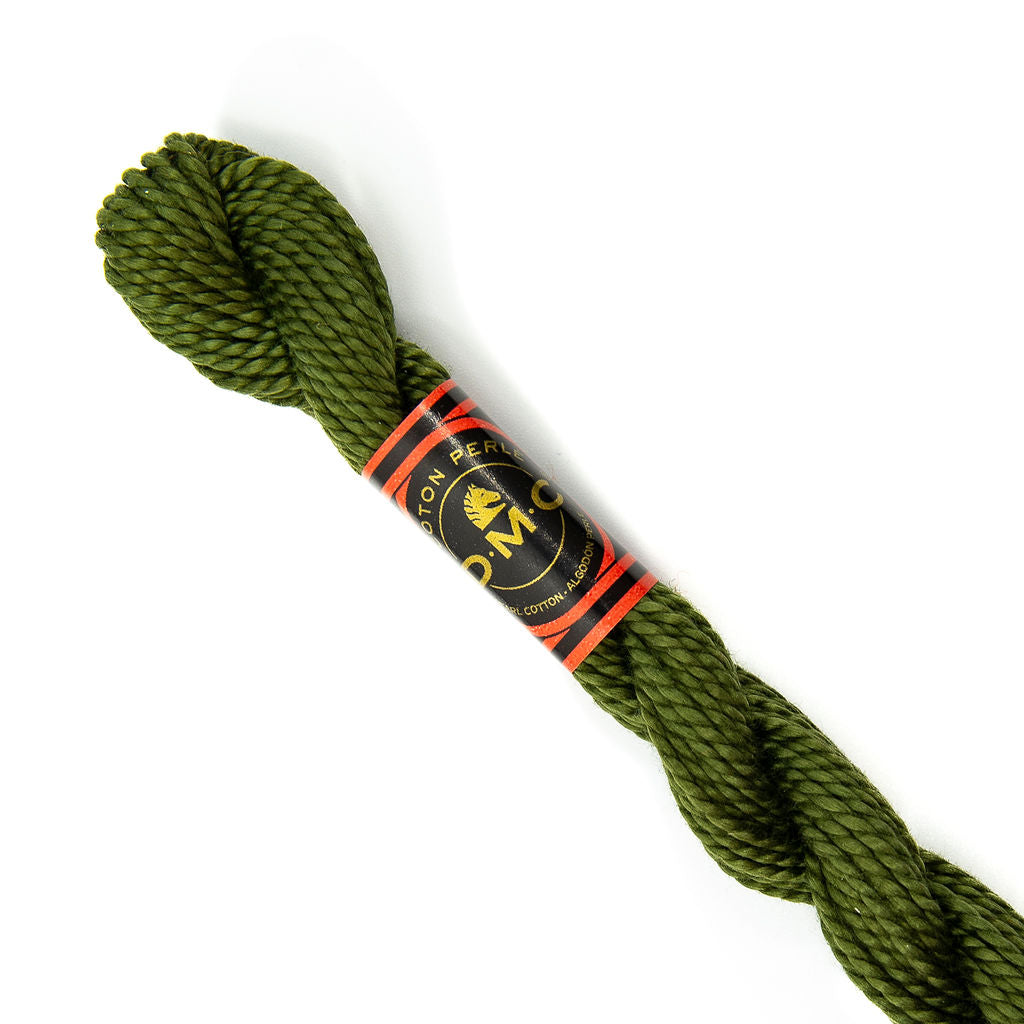 DMC 3 Pearl Cotton 936 Oak Moss