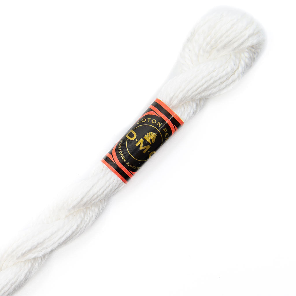 DMC 3 Pearl Cotton Blanc