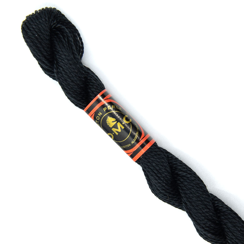 DMC 5 Pearl Cotton 310 Metallic Black