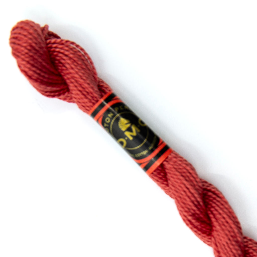DMC 5 Pearl Cotton 3328 Amaranth