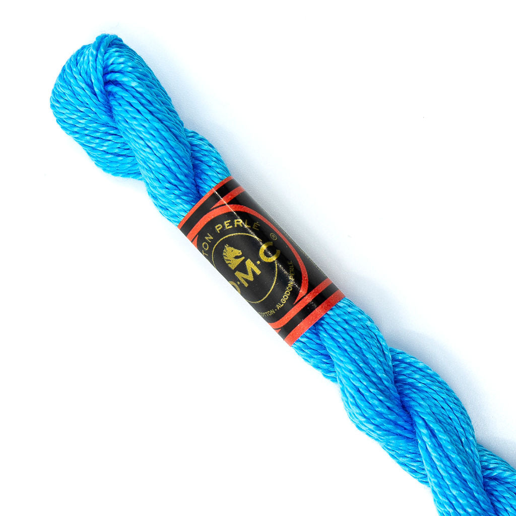 DMC 5 Pearl Cotton 996 Electric Blue