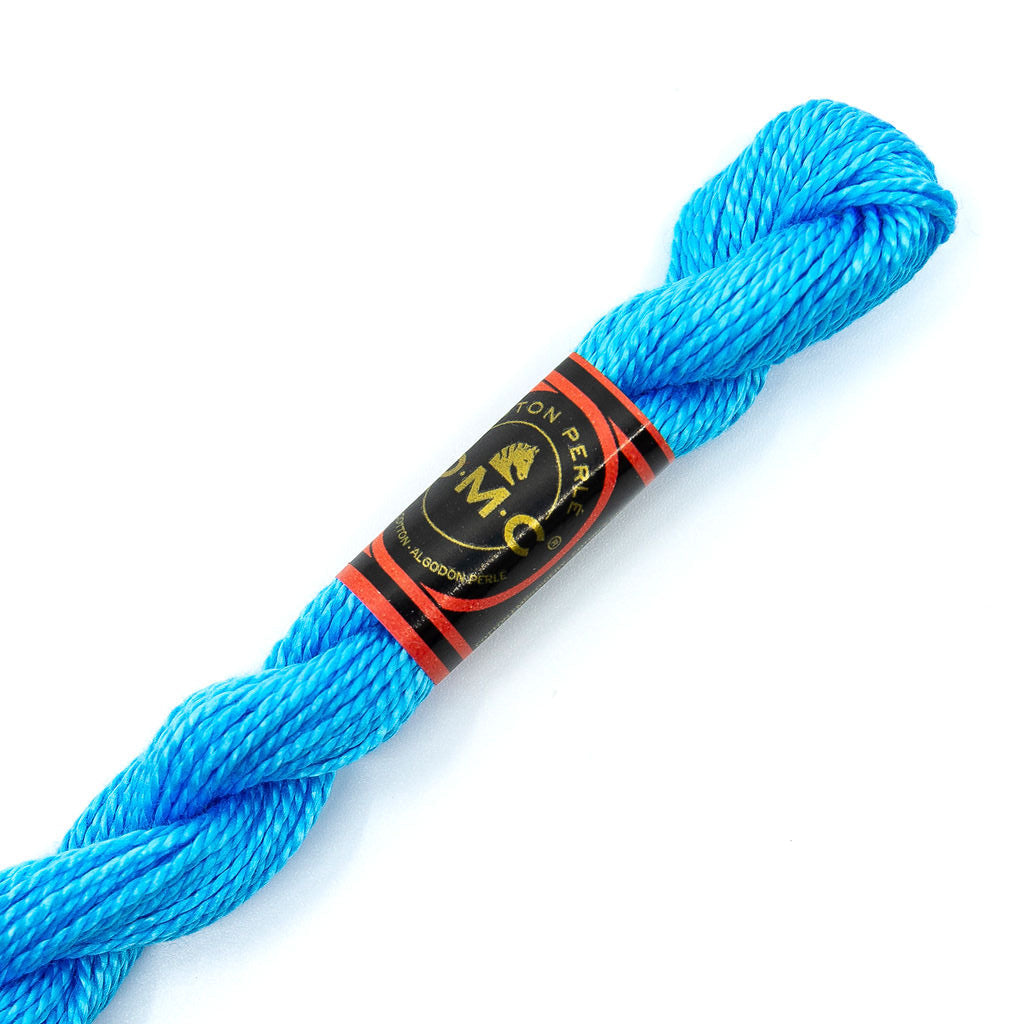 DMC 5 Pearl Cotton 996 Electric Blue