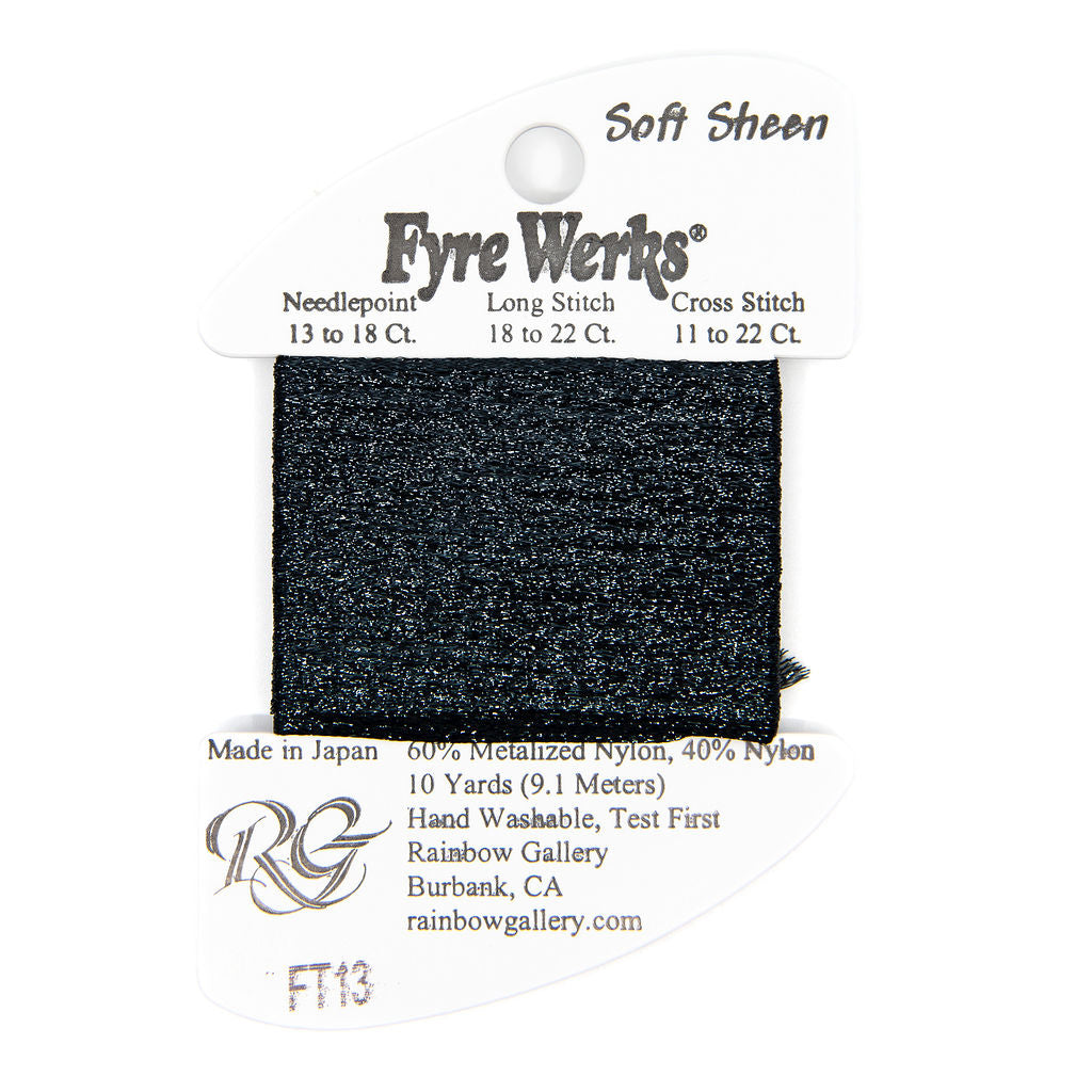 Fyre Werks Soft Sheen FT13 Charcoal