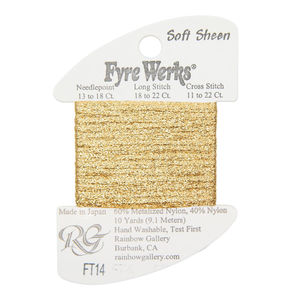Fyre Werks Soft Sheen FT14 Vatican Gold
