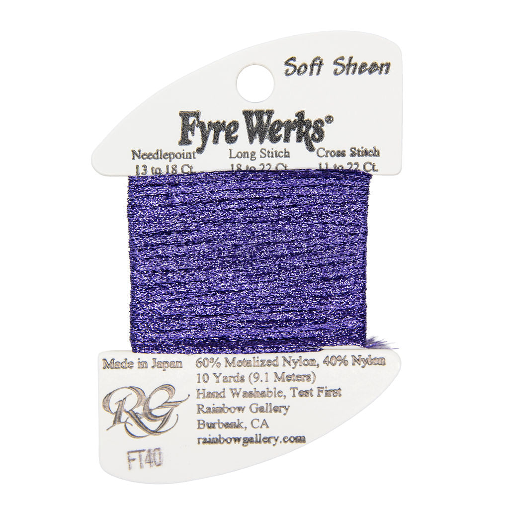 Fyre Werks Soft Sheen FT40 Dark Periwinkle