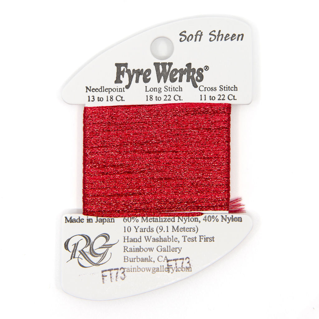 Fyre Werks Soft Sheen FT73 Christmas Red