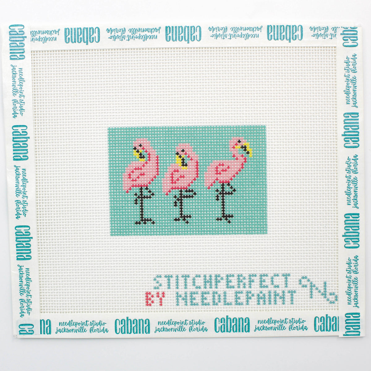 Fancy Flamingo Luggage Tag