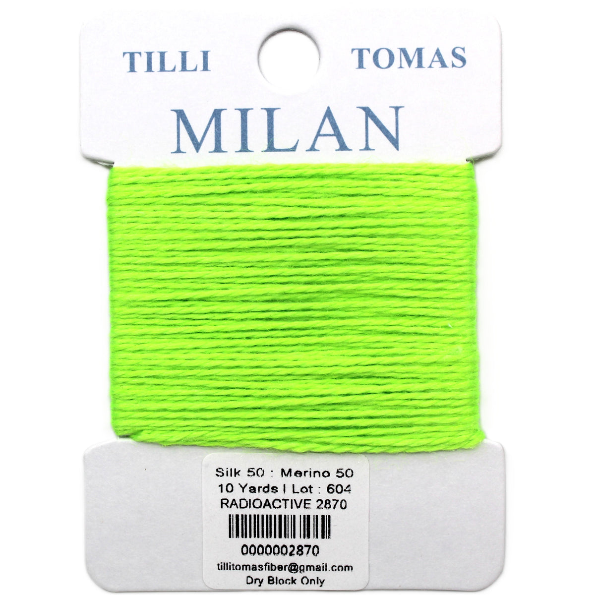 Milan Card 2870 Radioactive