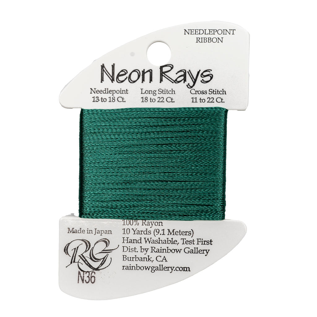 Neon Rays N36 Jade Green