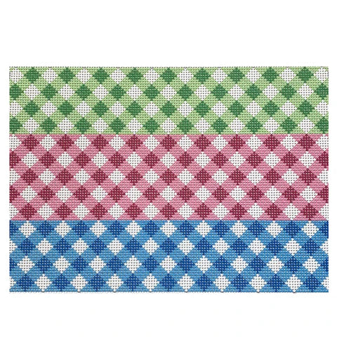 Multi Gingham Clutch