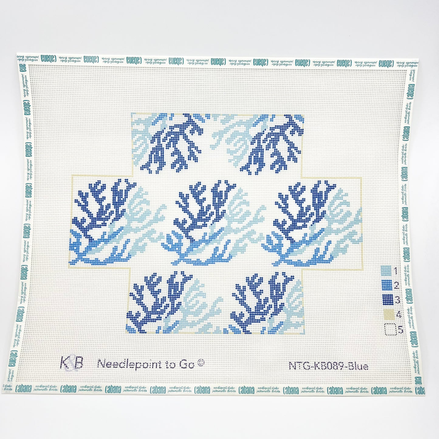 Blue Coral Brick Cover