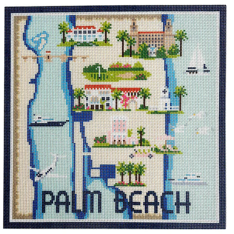 Palm Beach Map - 13 Mesh