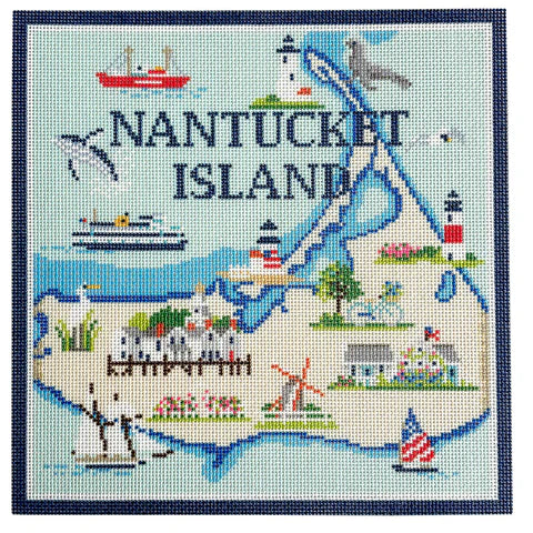 Nantucket Map - 13 Mesh