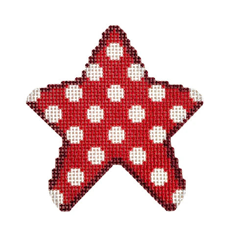 Coin Dot on Red Multi Star