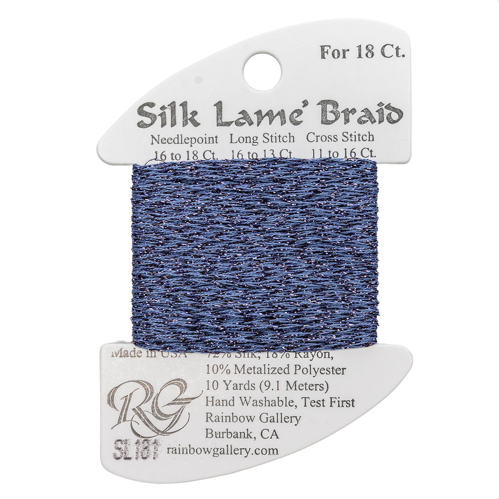 Silk Lame Braid SL181 Hydrangea