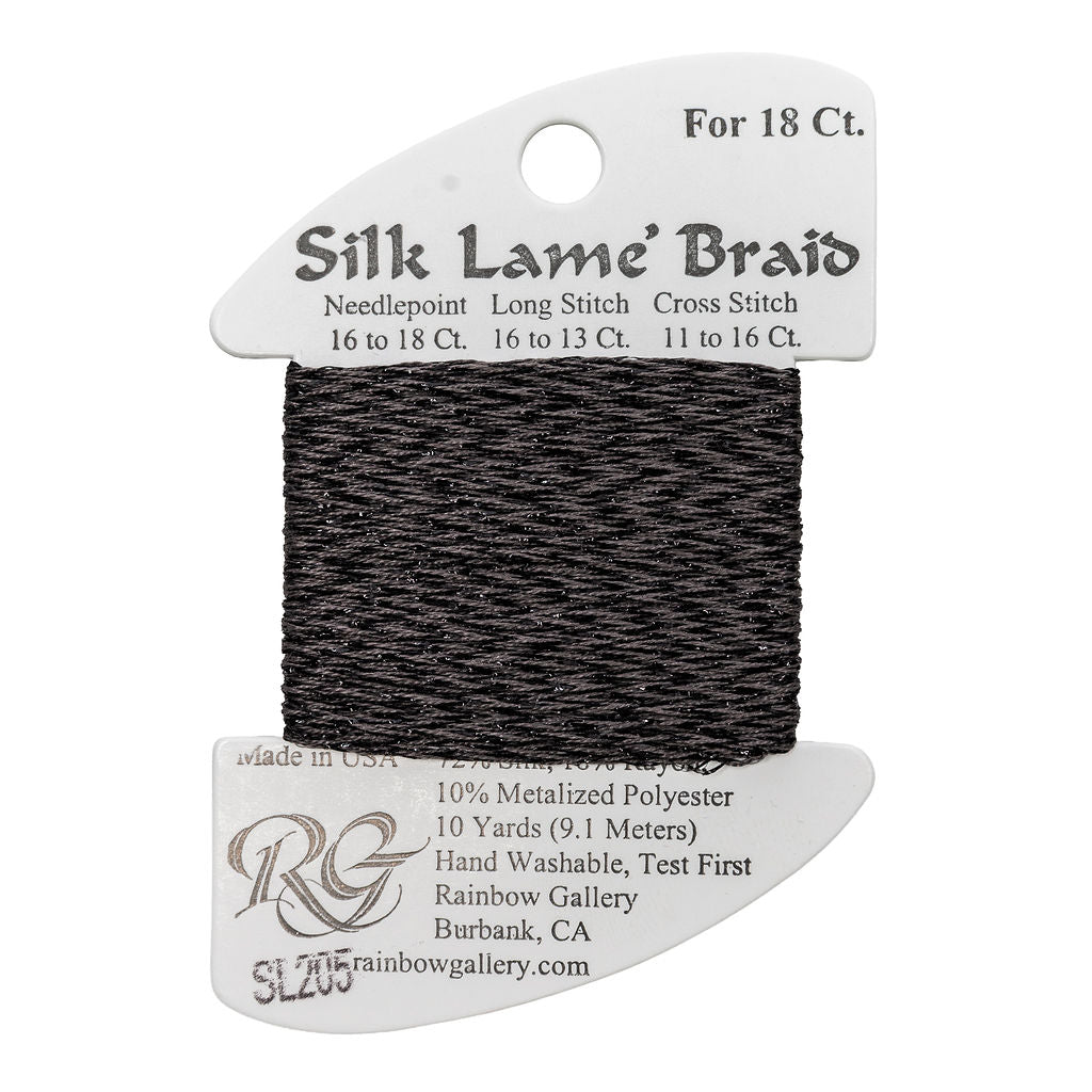 Silk Lame Braid SL205 Gargoyle