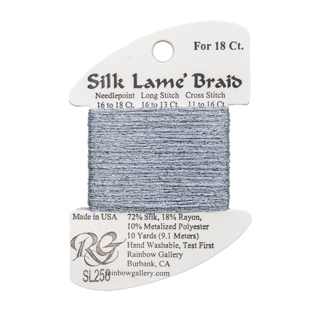 Silk Lame Braid SL258 Gentle Gray