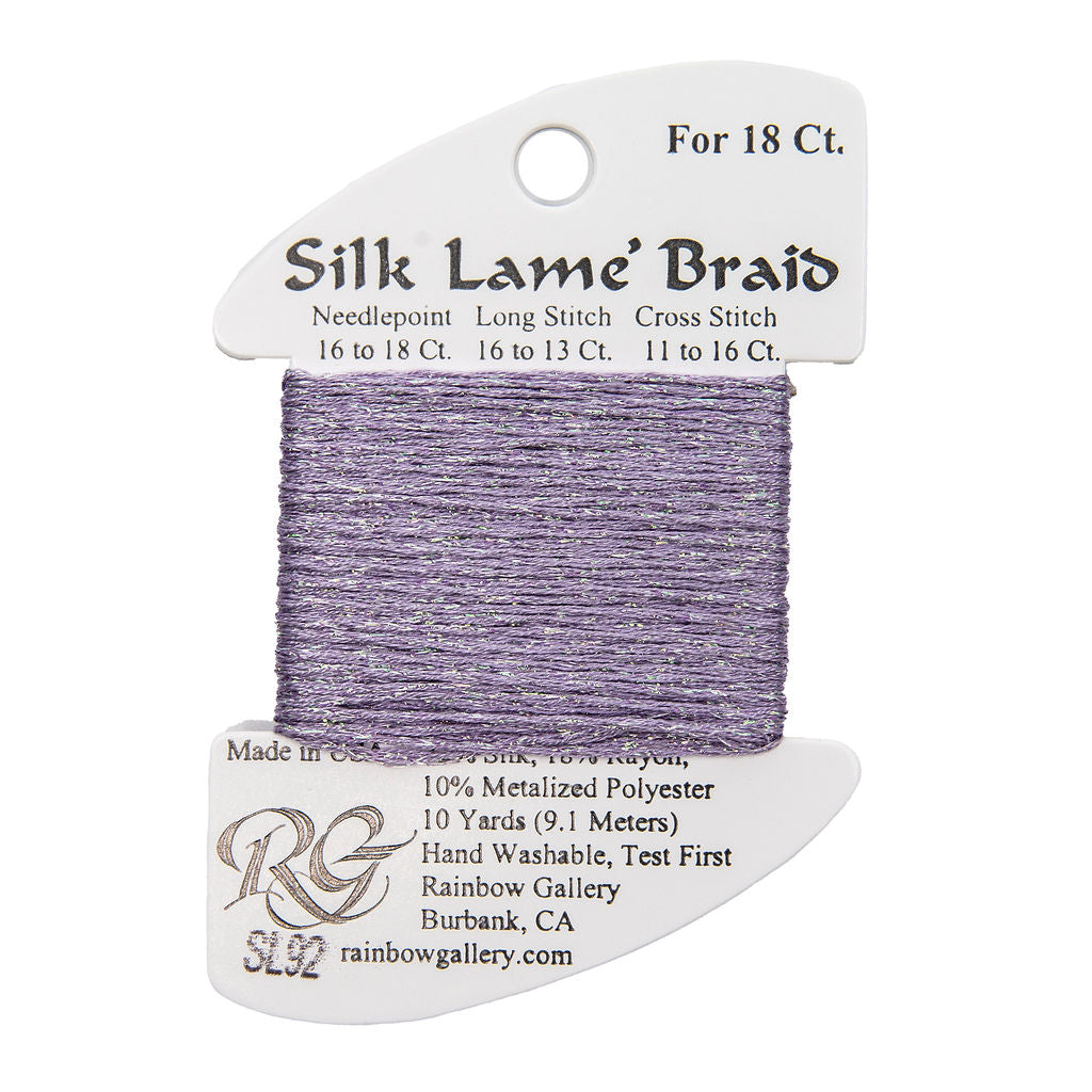 Silk Lame Braid SL92 Lite Lilac
