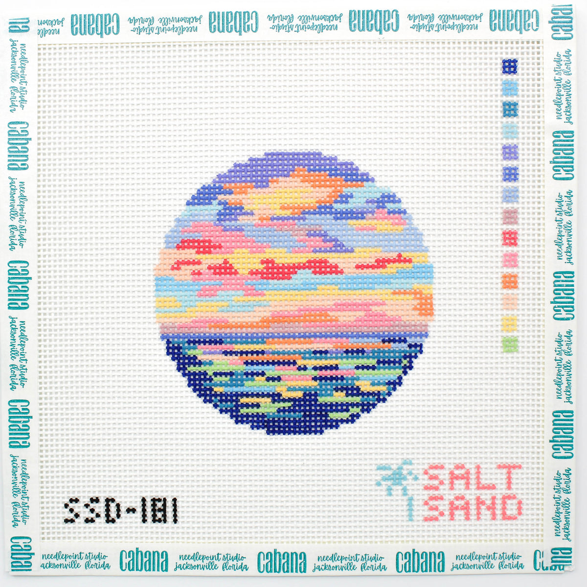 Ocean Sunset Round