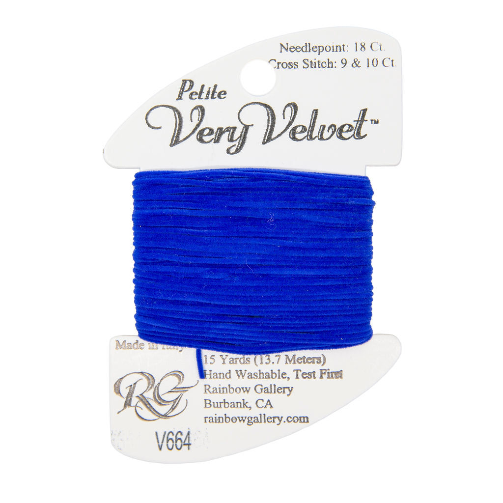 Petite Very Velvet V664 Indigo Blue