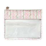 Large Emma Stripe Project Bag - Pink