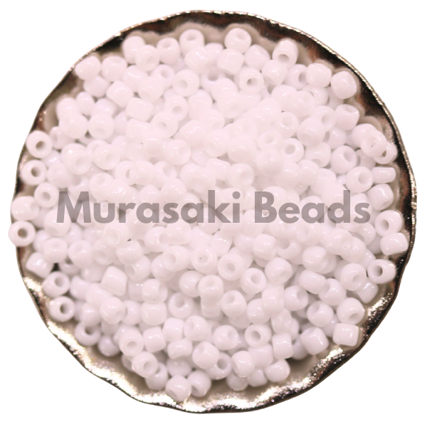 Size 11 Beads 402 White OP