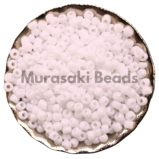 Size 11 Beads 402 White OP