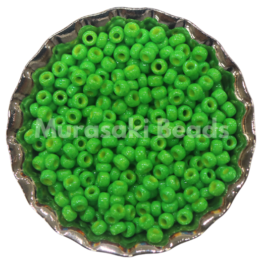 Size 11 Beads 411E Bright Green OP