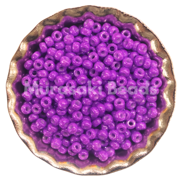 Size 11 Beads 438 Purple Luster