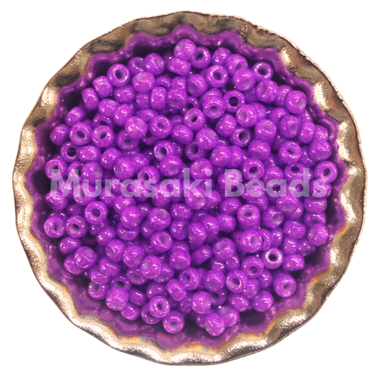 Size 11 Beads 438 Purple Luster