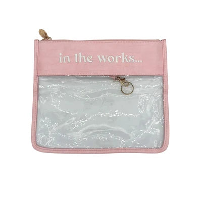 Tiny In The Works Project Bag - Bubblegum Croc