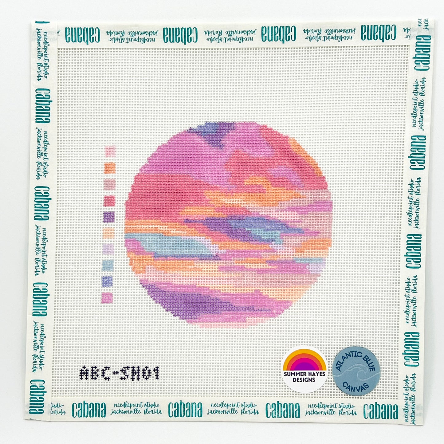Carolina Cotton Candy Sky Round