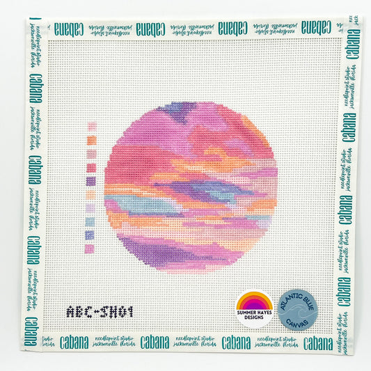 Carolina Cotton Candy Sky Round