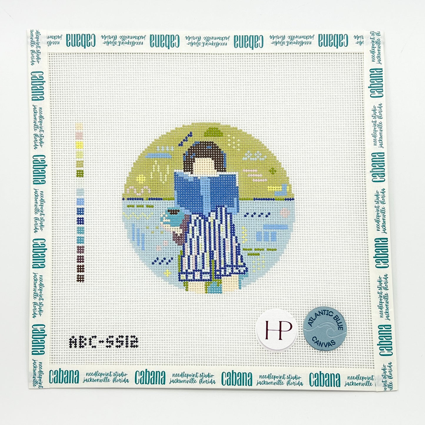 Reading Girl Round