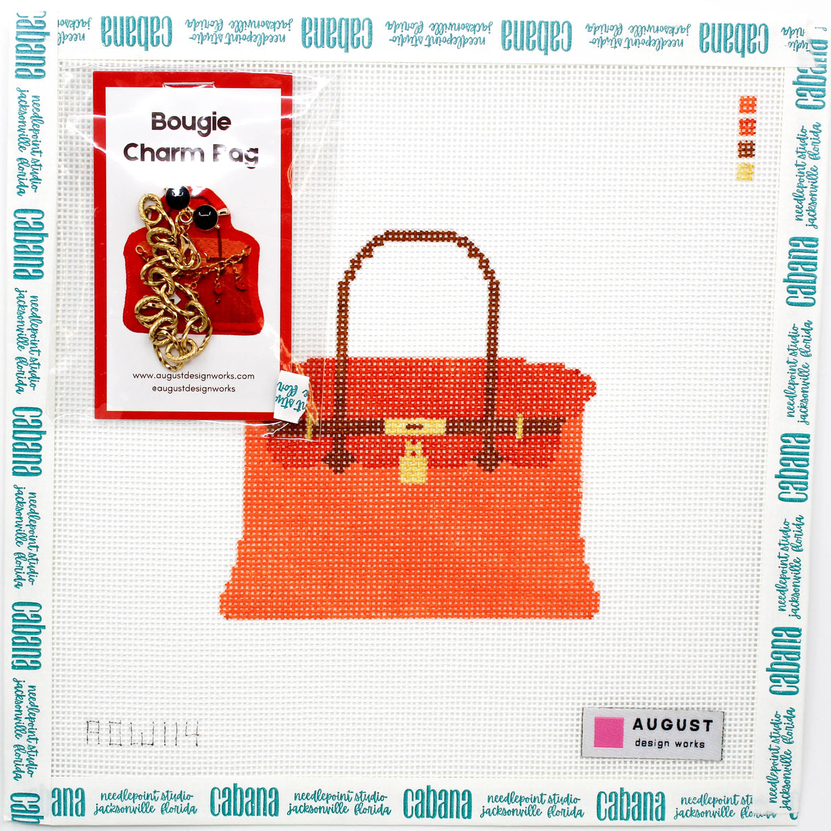 The Bougie Charm Bag - Orange