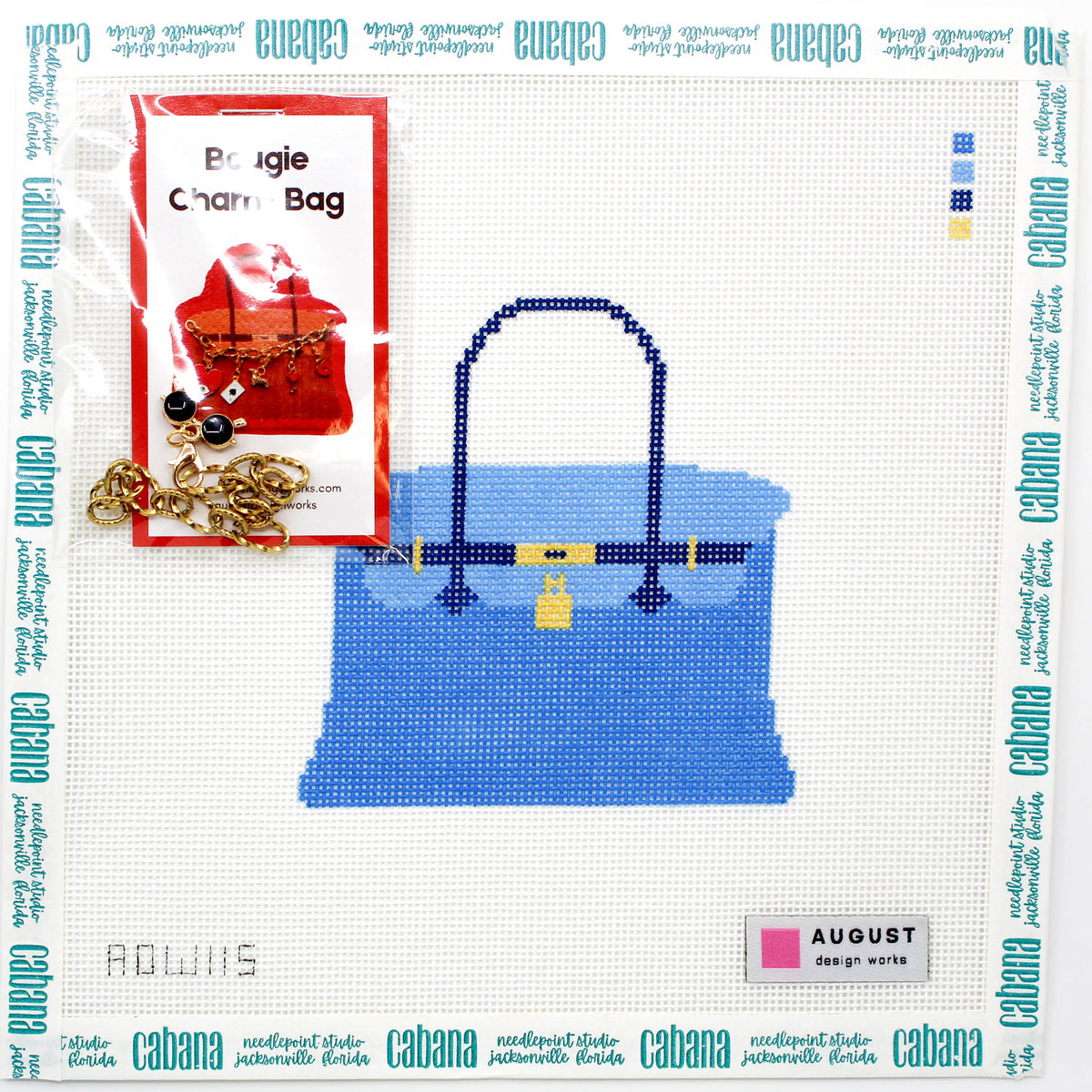The Bougie Charm Bag - Blue