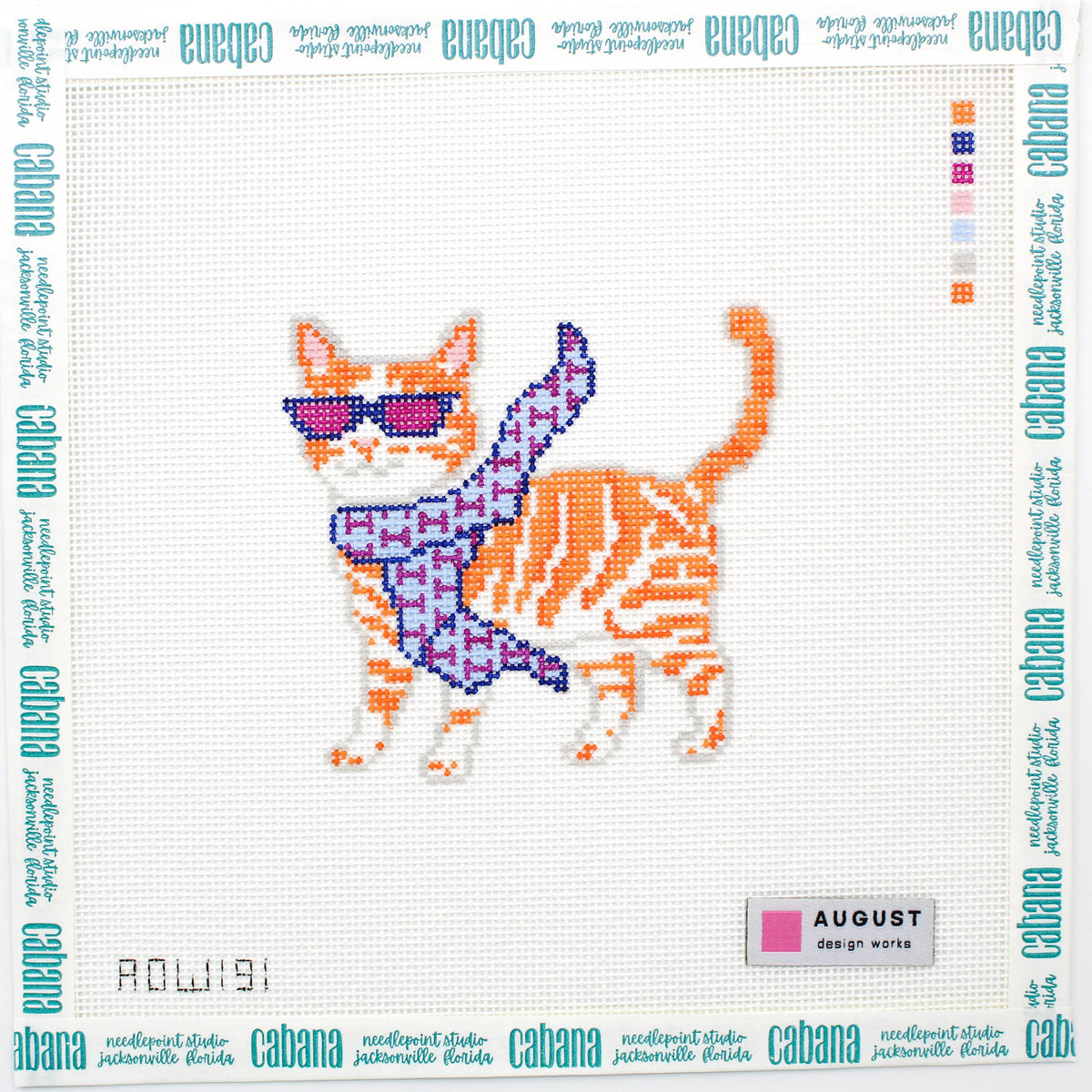Bougie Orange Tabby Cat