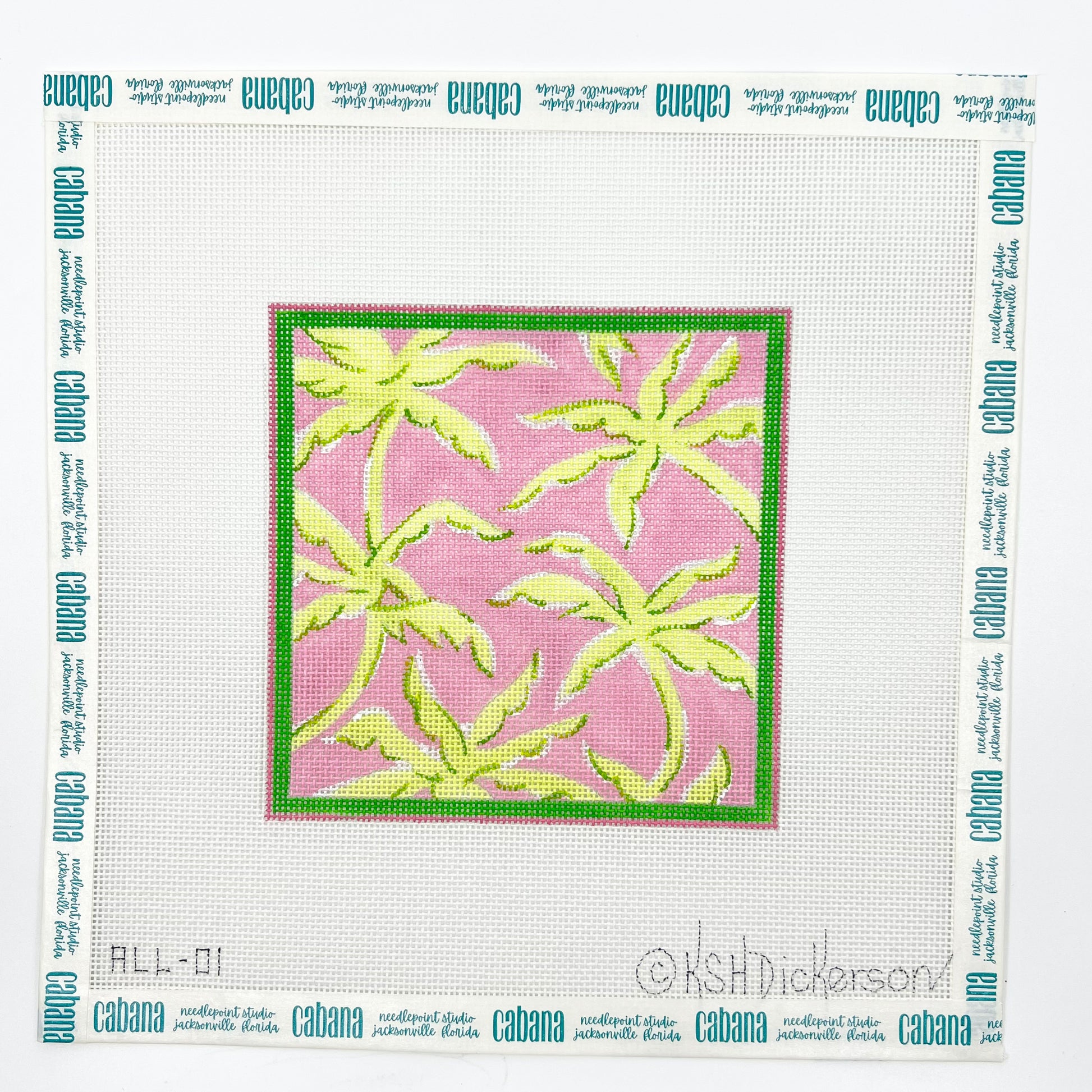 Lime & Pink Palms