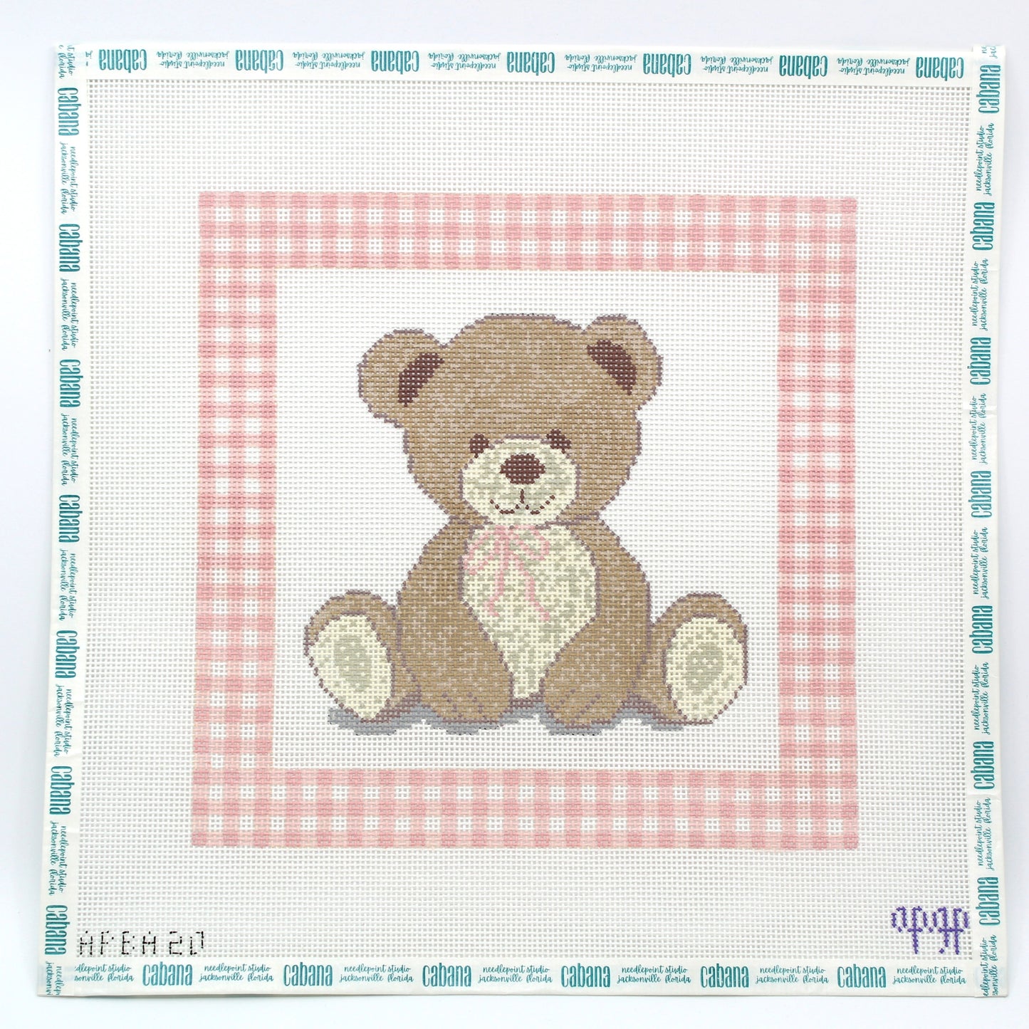 Lovey Bear with Pink Gingham