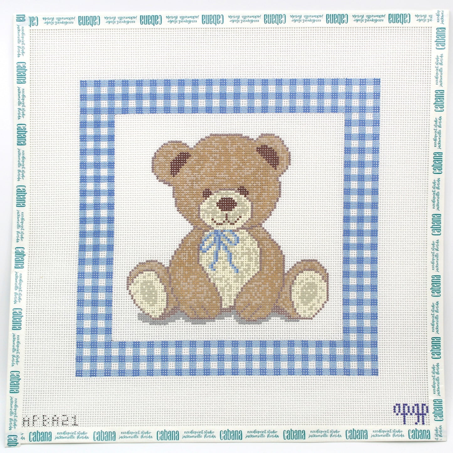 Lovey Bear with Blue Gingham