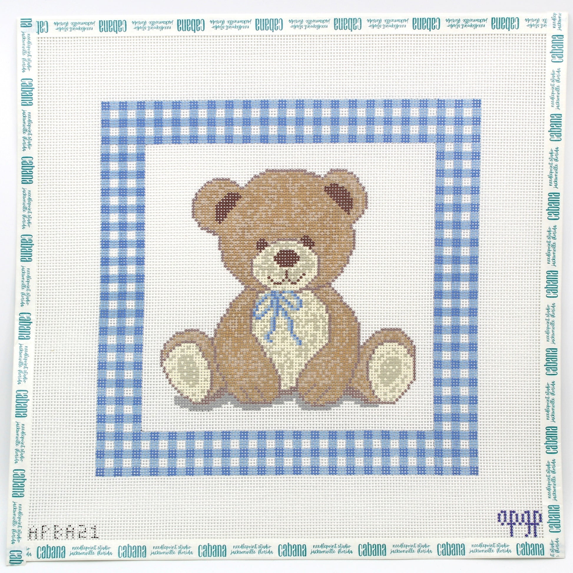 Lovey Bear with Blue Gingham