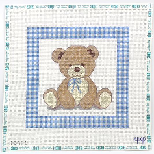Lovey Bear with Blue Gingham