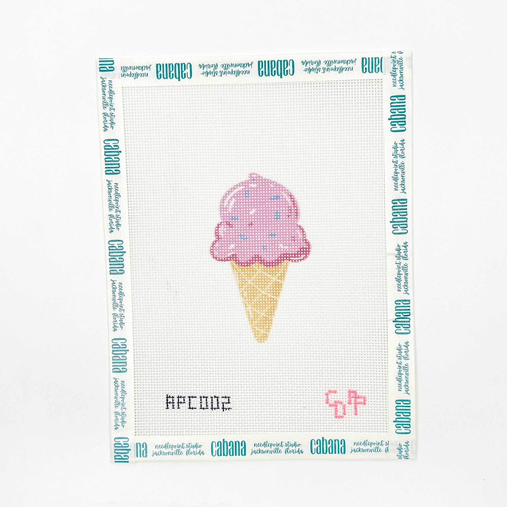 Pink Ice Cream Cone