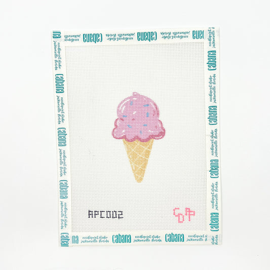 Pink Ice Cream Cone